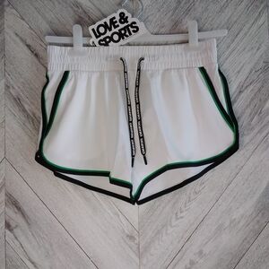 Love&Sports Vintage-Inspired Piped Running Shorts Sz: S (4-6)